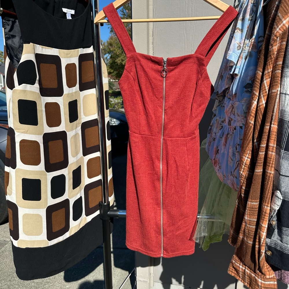Primark: Red Zippered Women Dress